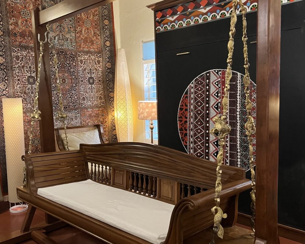 Kovalam Teakwood Swing with Stand