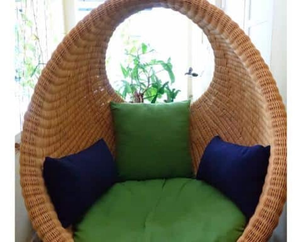 Natural Cane Hanging Baskets