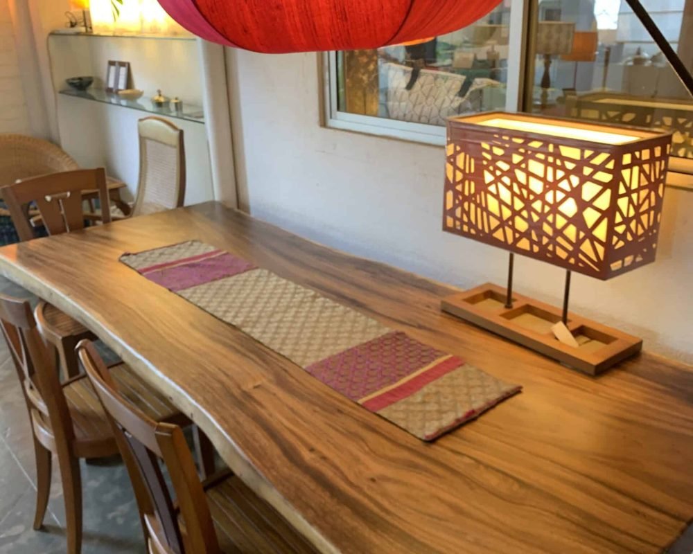 Natural Live Edge Dining Table