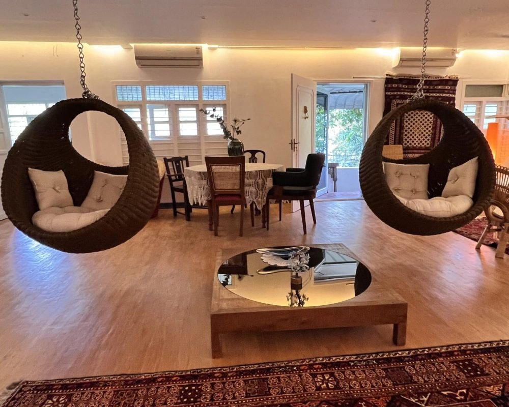 Outdoor Synthetic Cane Swing Furniture