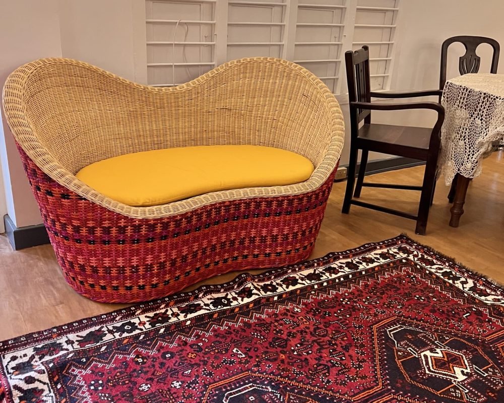 Textile Woven Cane Sofa Furniture