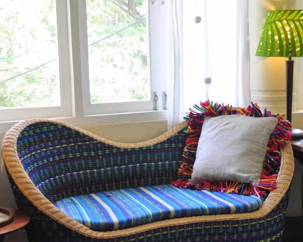 Textile Woven Cane Sofa Furniture